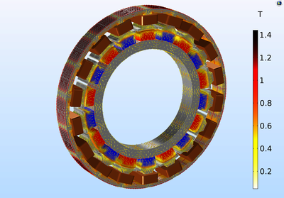 Permanentmagnetmotor in 3D