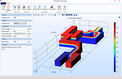 App with CAD Import and Selections