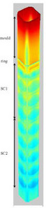A Heat Transfer Model for Ugitech’s Continuous Casting Machine