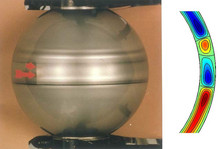 Numerical Simulations of Spherical Gap Flows