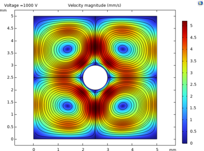 Electrohydrodynamic Flow in Dielectric Liquids