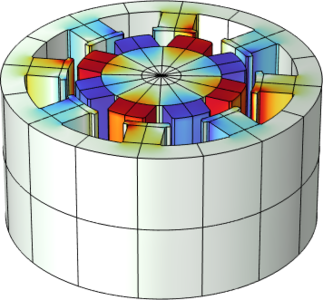Modellierung eines elektrischen Generators in 3D