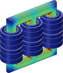 Short circuit forces assesment for 12-pulse converter transformer