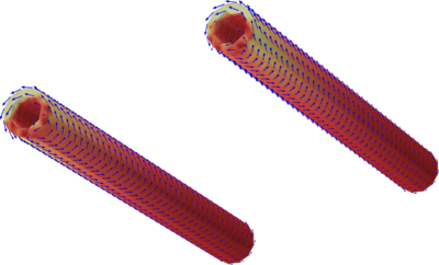 COMSOL simulation of the magnetic field shielding in superconducting tubes ...