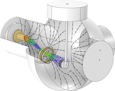 Efficient Charged Cluster Beam Transport Using COMSOL Multiphysics