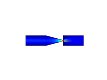 Change in the Flow Rate Through a Deformed Valve
