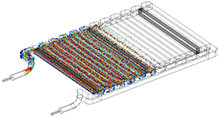 Seeding Distribution in the Channel of a Cell Culture Vessel