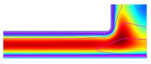 Plasma Edge Simulations by Finite Elements using COMSOL