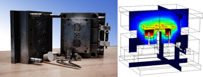 Thermal Simulation of a Heat Pipe Tempered Injection Mould Tool