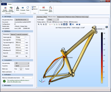Bike Frame Analyzer 