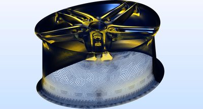 Stress and Modal Analysis of a Composite Wheel Rim 