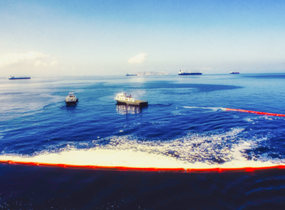Addressing Oil Spill Cleanup Using Hydrophobic Meshes