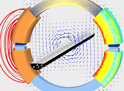 Optimierung von Messwandlern und Sensoren mit Multiphysik-Simulation
